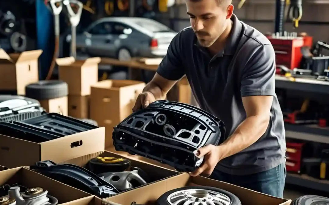 Pakowanie części samochodowych bez języka