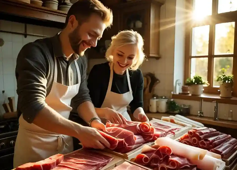 Praca dla par bez języka pakowanie mięsa i wędlin