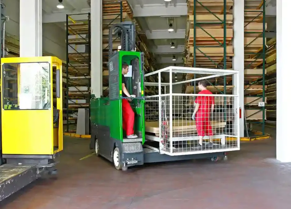 Wózek widłowy boczny praca Niemcy