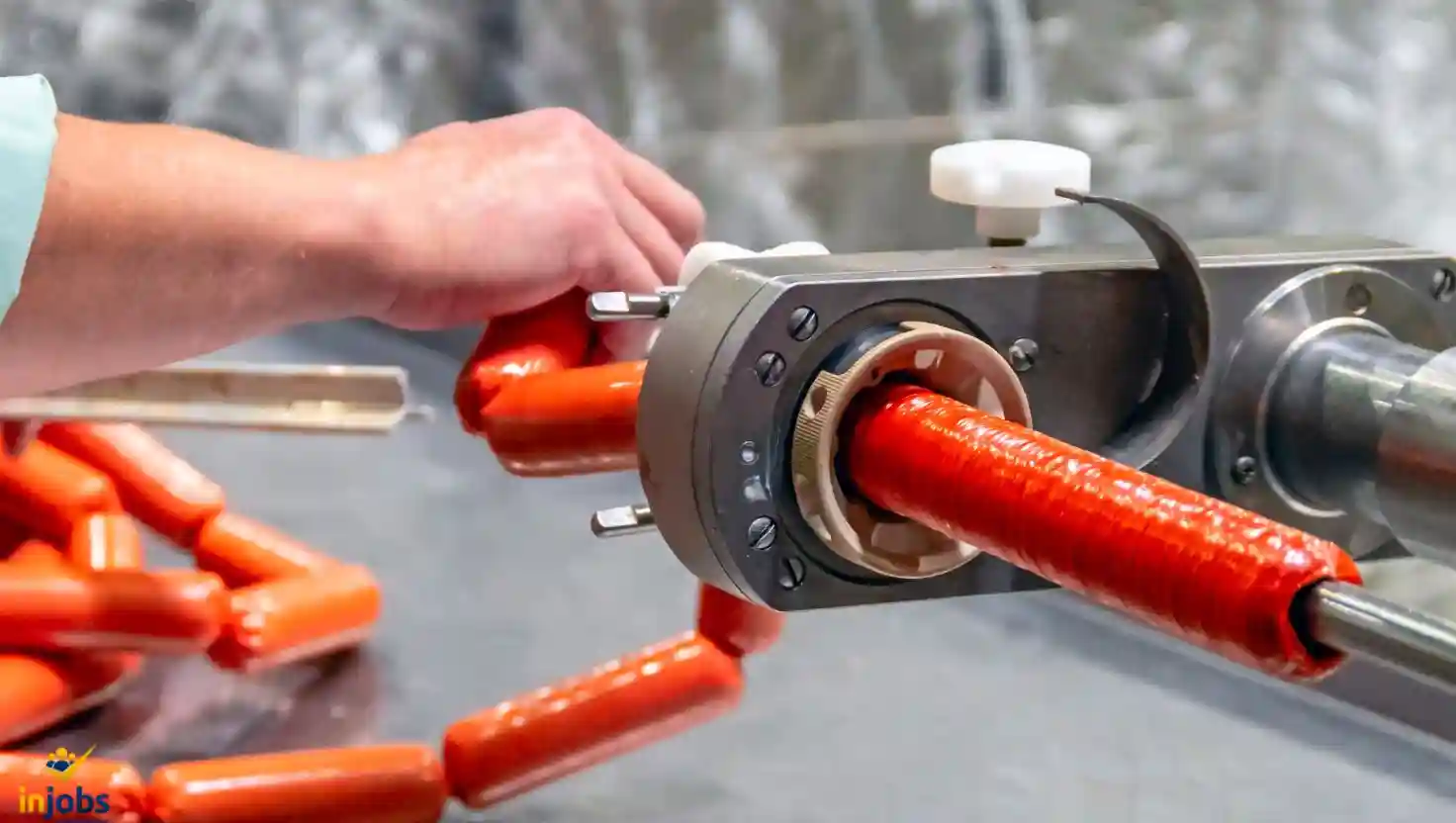 Pracownik Produkcji Kiełbas Niemcy bez języka