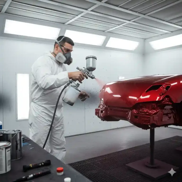 Praca lakiernik Niemcy lakierowanie na mokro