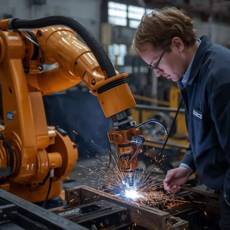 Operator robota spawalniczego kuka Twist Niemcy