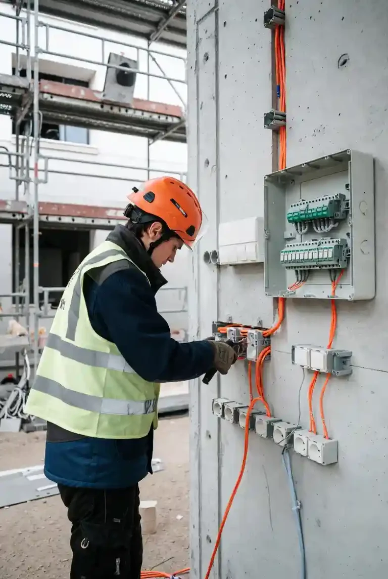 Elektryk budowlany Niemcy nowa budowa Werneck