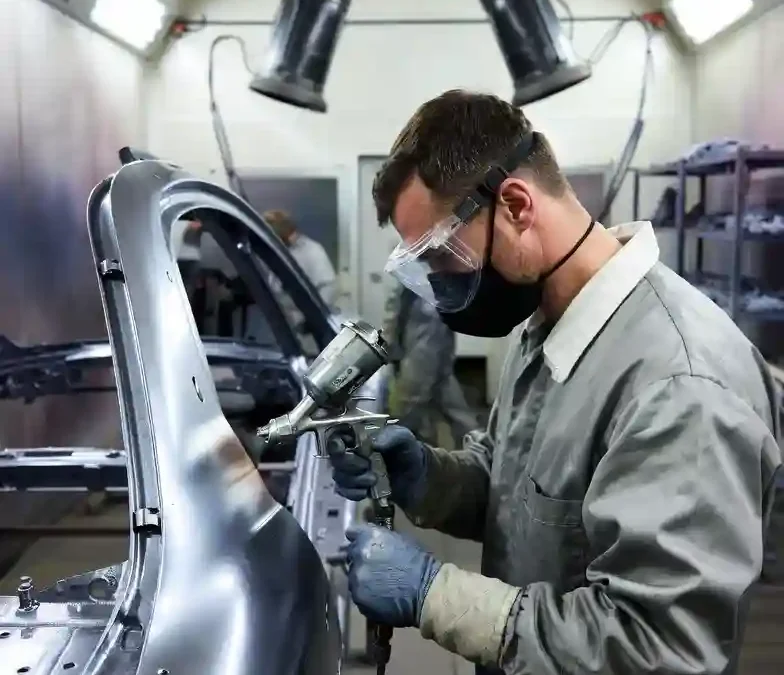 Lakiernik przemysłowy Niemcy praca z zakwaterowaniem