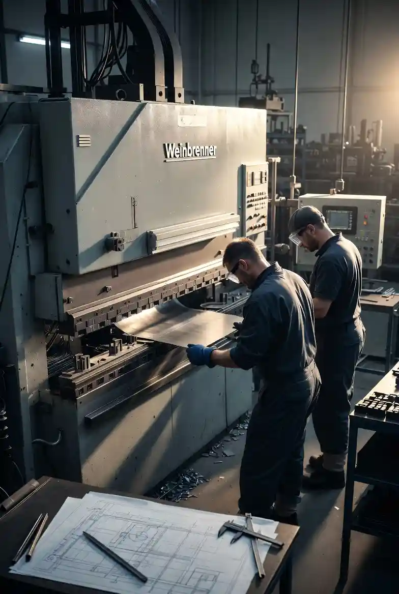 Operator prasy krawędziowej w Niemczech Operator prasy krawędziowej w Niemczech