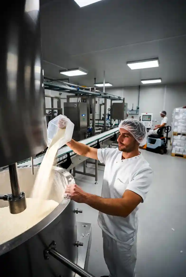 Praca produkcja jogurtów Niemcy Bobingen