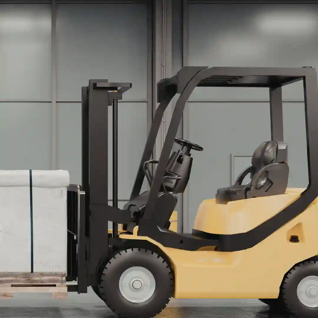 Operator wózka widłowego Halberstadt Niemcy Operator wózka widłowego Halberstadt Niemcy