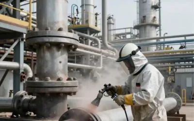 Piaskarz Niemcy Rafineria Ingolstadt Neustadt