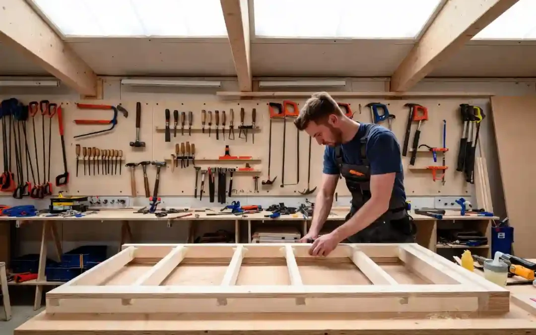 Praca dla cieśli na hali Niemcy