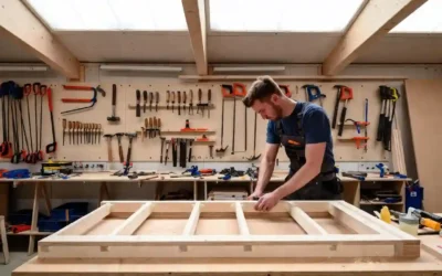 Praca dla cieśli na hali Niemcy