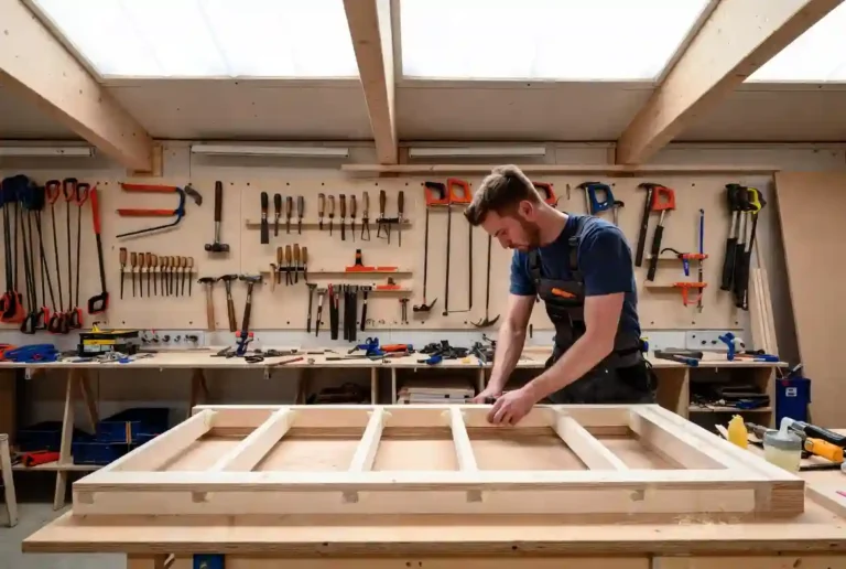 Praca dla cieśli na hali Niemcy