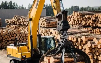 Praca operator koparki Liebherr Niemcy