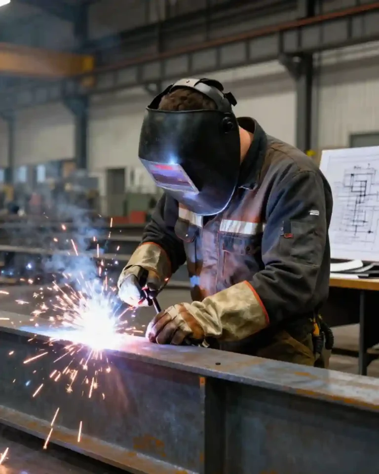 Spawacz mag 135 konstrukcje budowlane Brilon Niemcy bez auta