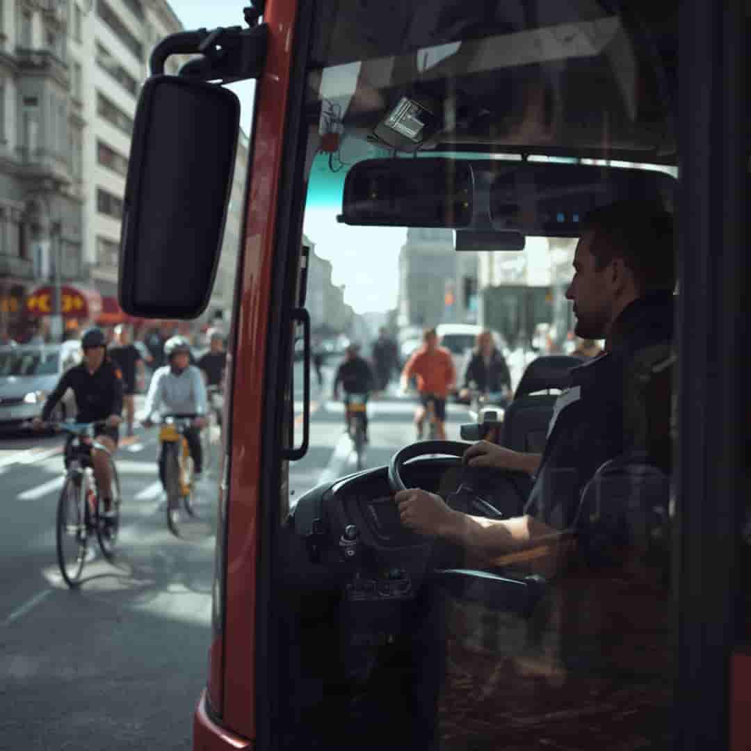 Kierowy autobusu komunikacji miejskiej Karlsruhe Bruchsal