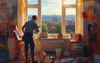 Malarz Stuttgart Niemcy