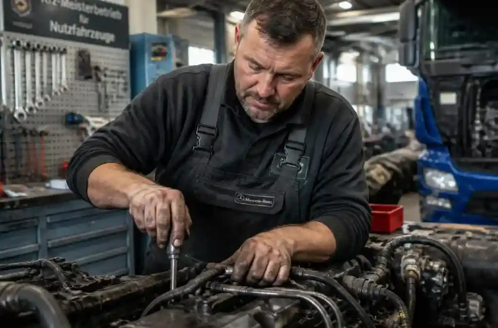 Mechanik samochodów ciężarowych w Niemczech