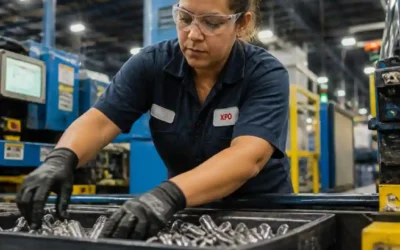 Pracownik produkcji sortowanie produktów Austria