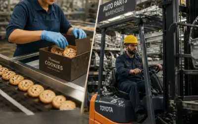 Produkcja ciastek operator wózka Halberstadt Neuenhaus Niemcy