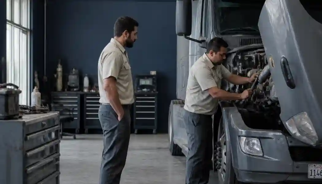 Mechanik lkw samochodów ciężarowych Bawaria Niemcy