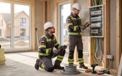 Praca elektryk budowlany Frankfurt Bielefeld Lipsk Niemcy