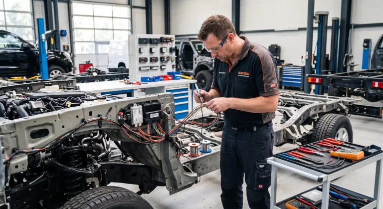 Praca elektryk samochodowy Schluesselfeld Niemcy