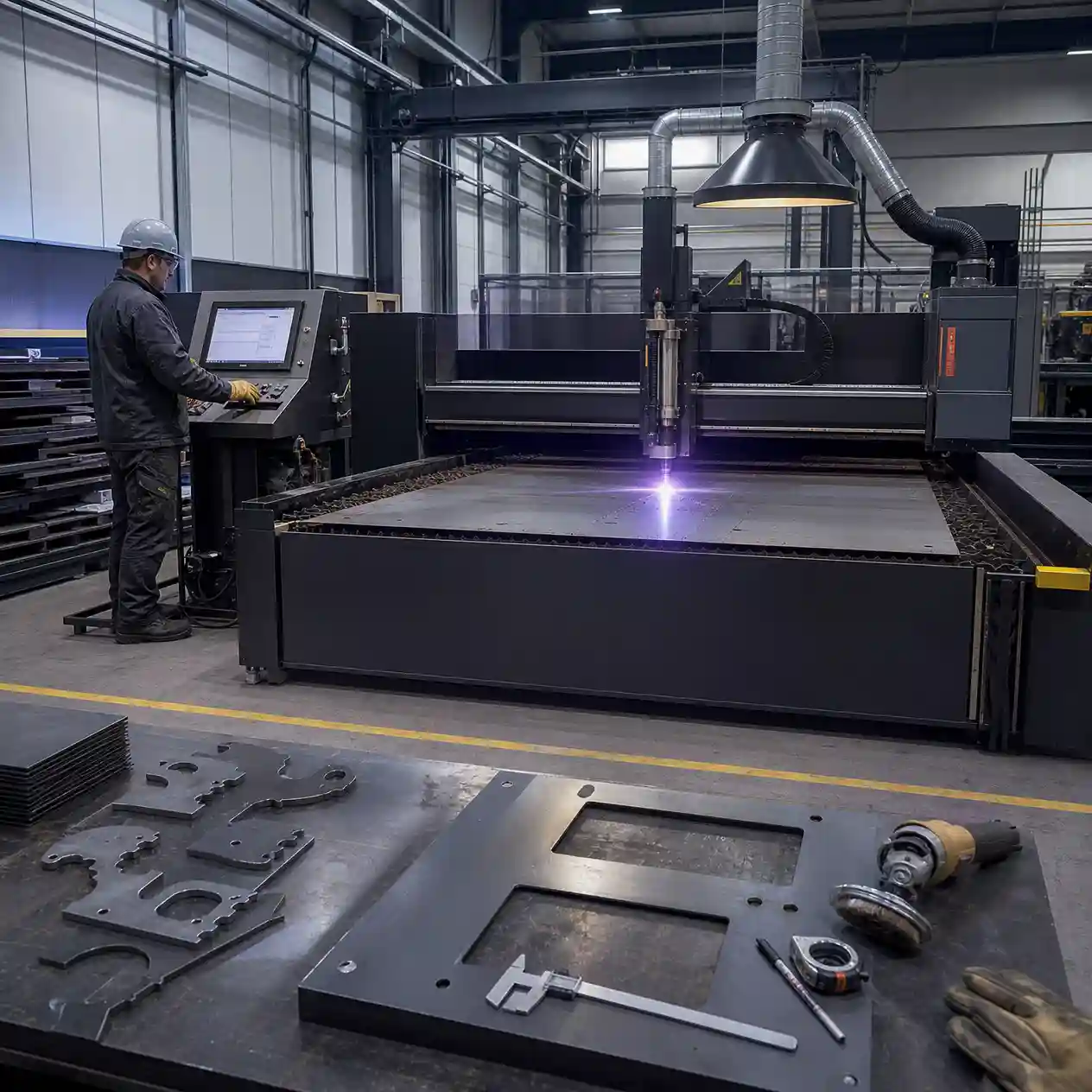 Praca operator wypalarki plazmowej cnc Lienen Niemcy